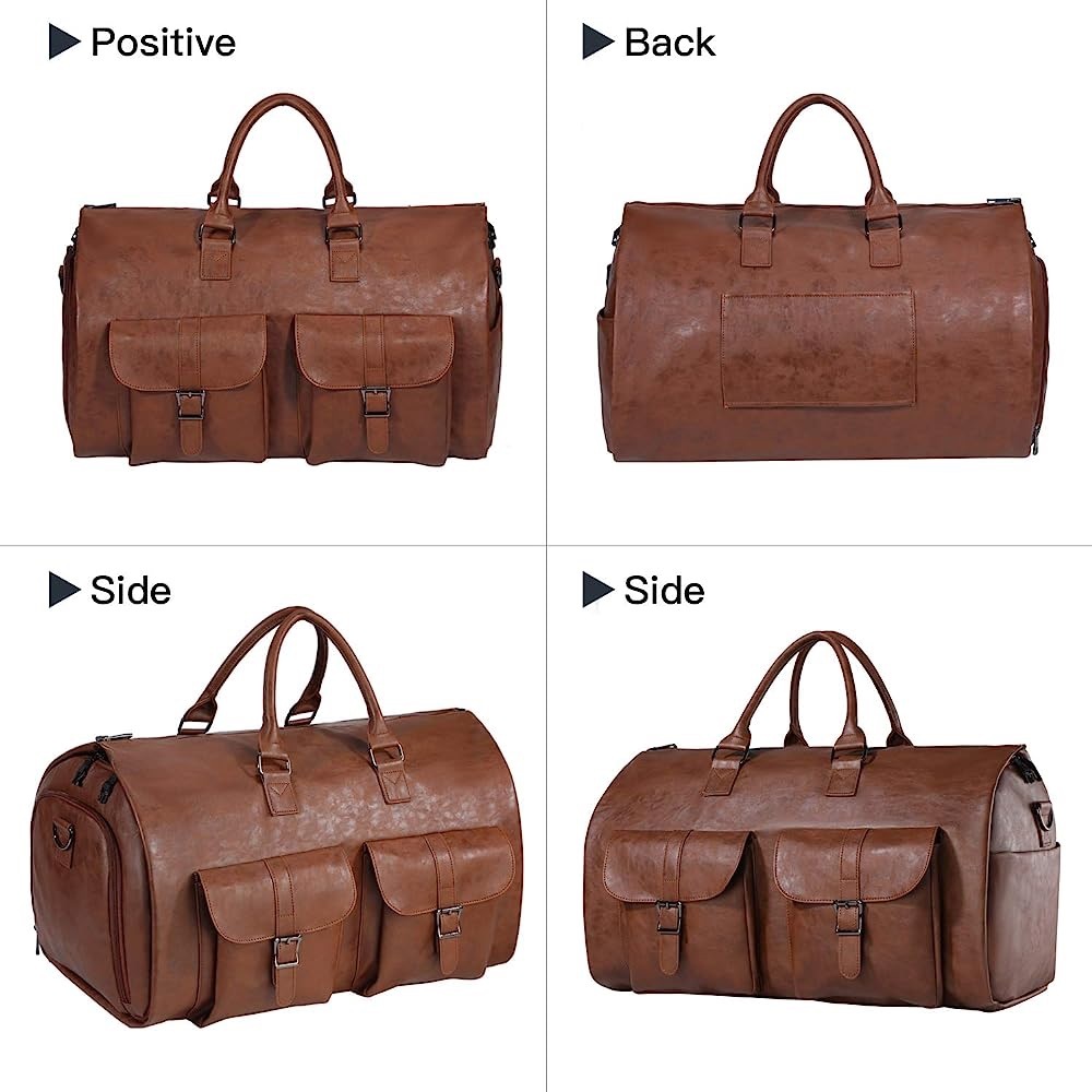 Seyfocnia Convertible Travel Garment Bag,Carry on Duffel Bag for Men/Women NWT
